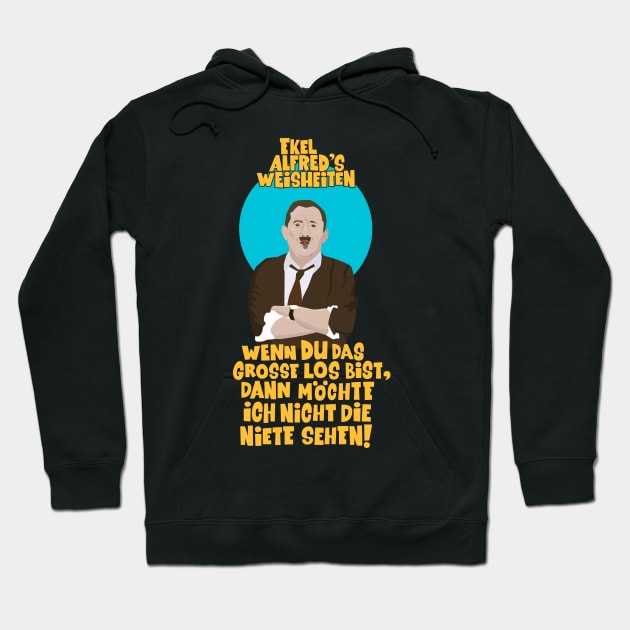 Alfred Tetzlaff - Ekel Alfred - Ein Herz und eine Seele Hoodie by Boogosh